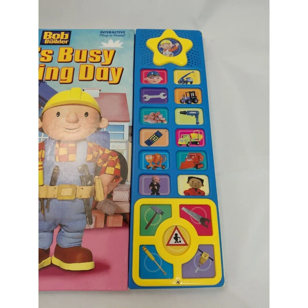 Vintage 2003 Bob the Builder – Bob's Busy Building Day – Interactive Play Sound